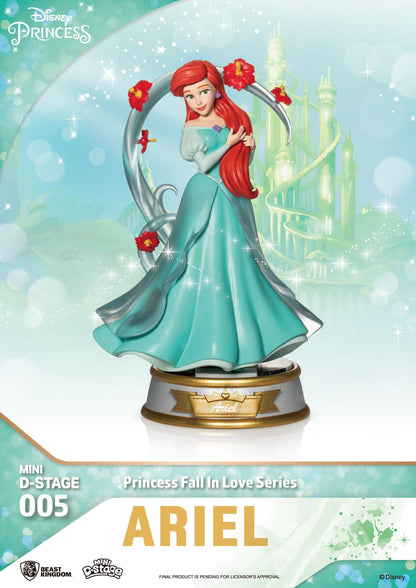 PRE ORDER - Disney Mini Diorama Stage Statues Princess Fall In Love Series 12 cm (RANDOM)