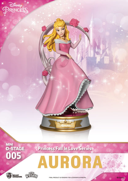 PRE ORDER - Disney Mini Diorama Stage Statues Princess Fall In Love Series 12 cm (RANDOM)