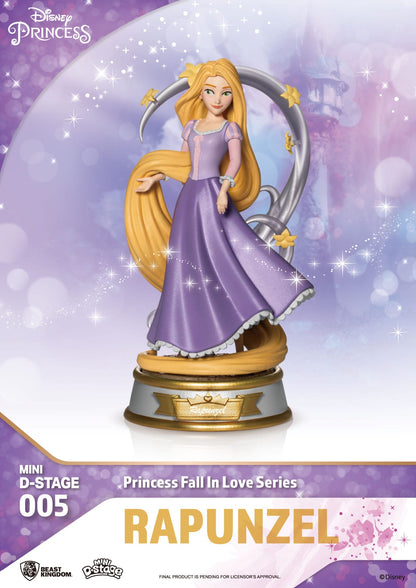 PRE ORDER - Disney Mini Diorama Stage Statues Princess Fall In Love Series 12 cm (RANDOM)